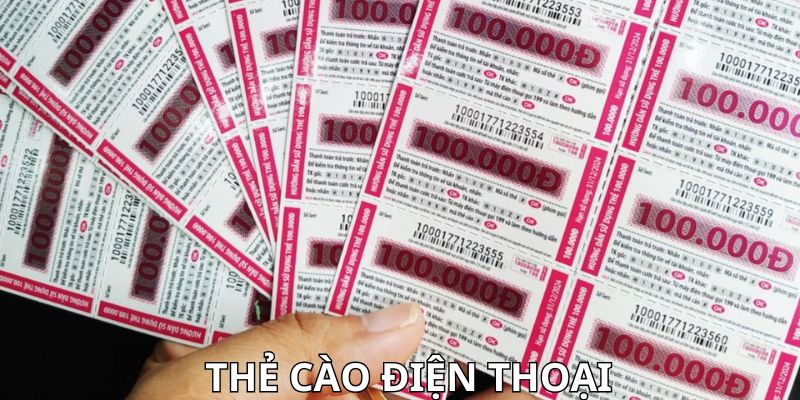 Nạp tiền lulu88 truyền thống bằng thẻ cào